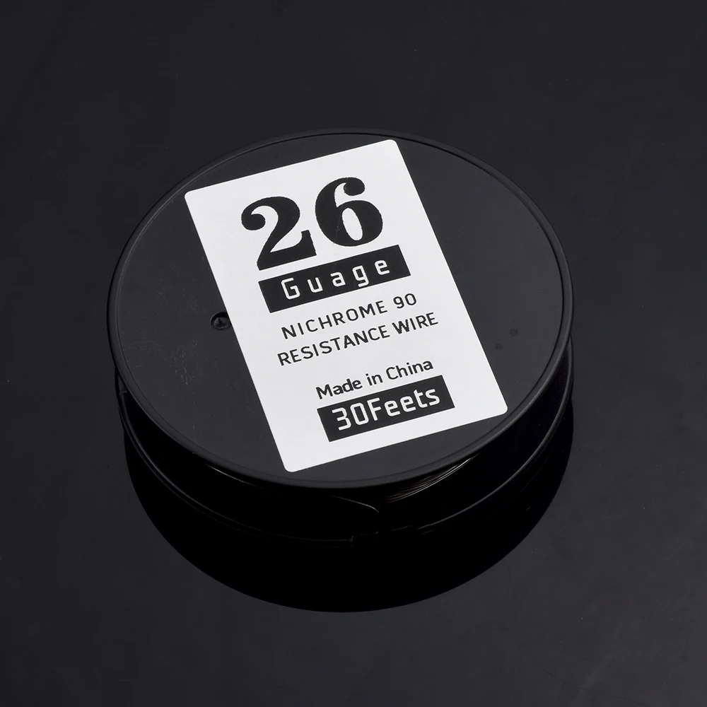 1Set 30ft Ni90 Ni80 Wire High Quality Nichrome 90 Resistance Heating Wire 26AWG Guage Spool