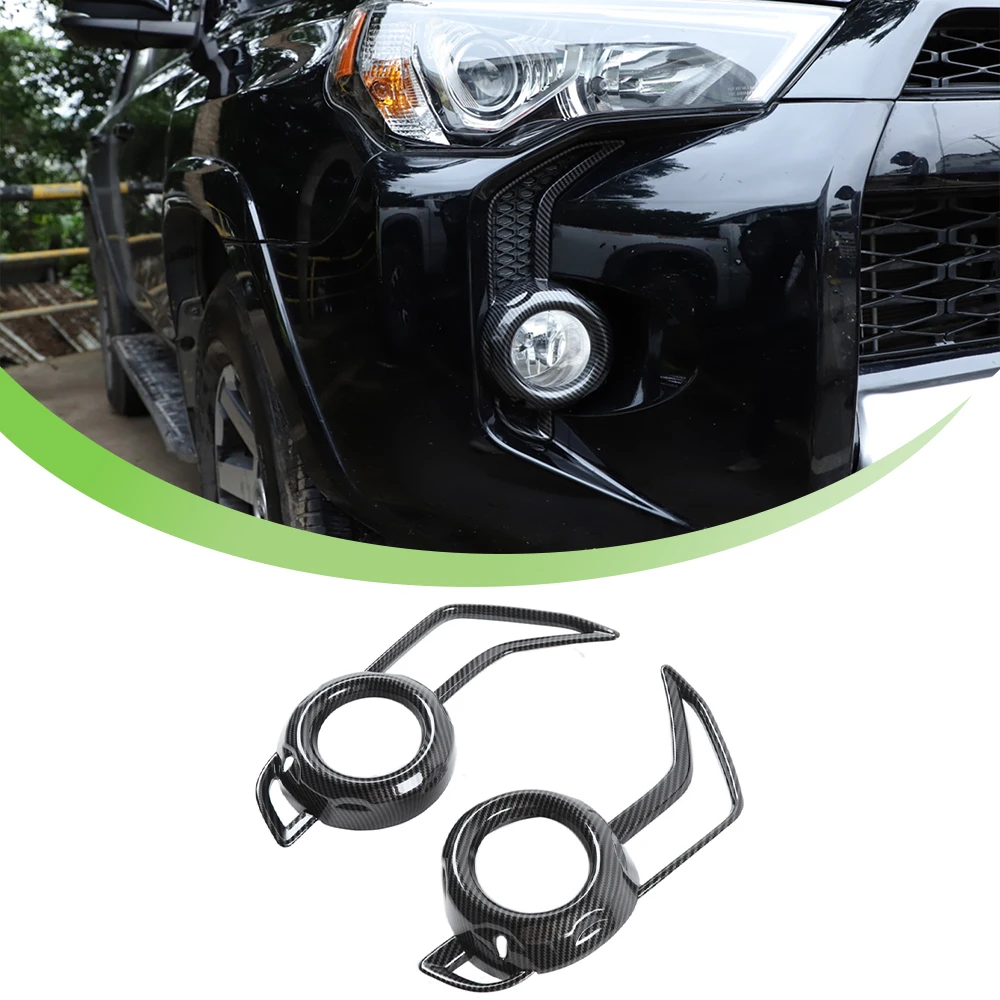 

Front Fog Light Lamp Decoration Stickers Cover for 4Runner SR5/TRD Pro 2014-2021 Car Exterior Accessories Red/Carbon Fiber Look