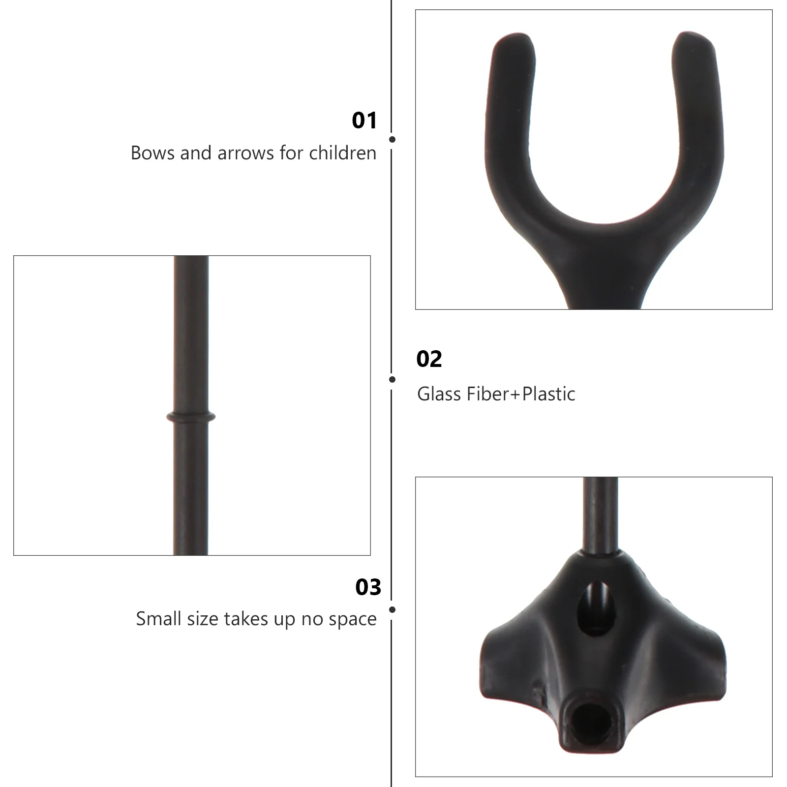 

1Pcs Children's Foldable Bow Rack Stable Tripod Glass Fiber Bow Stand Archery Hunting Accessories Glass Fiber Rack