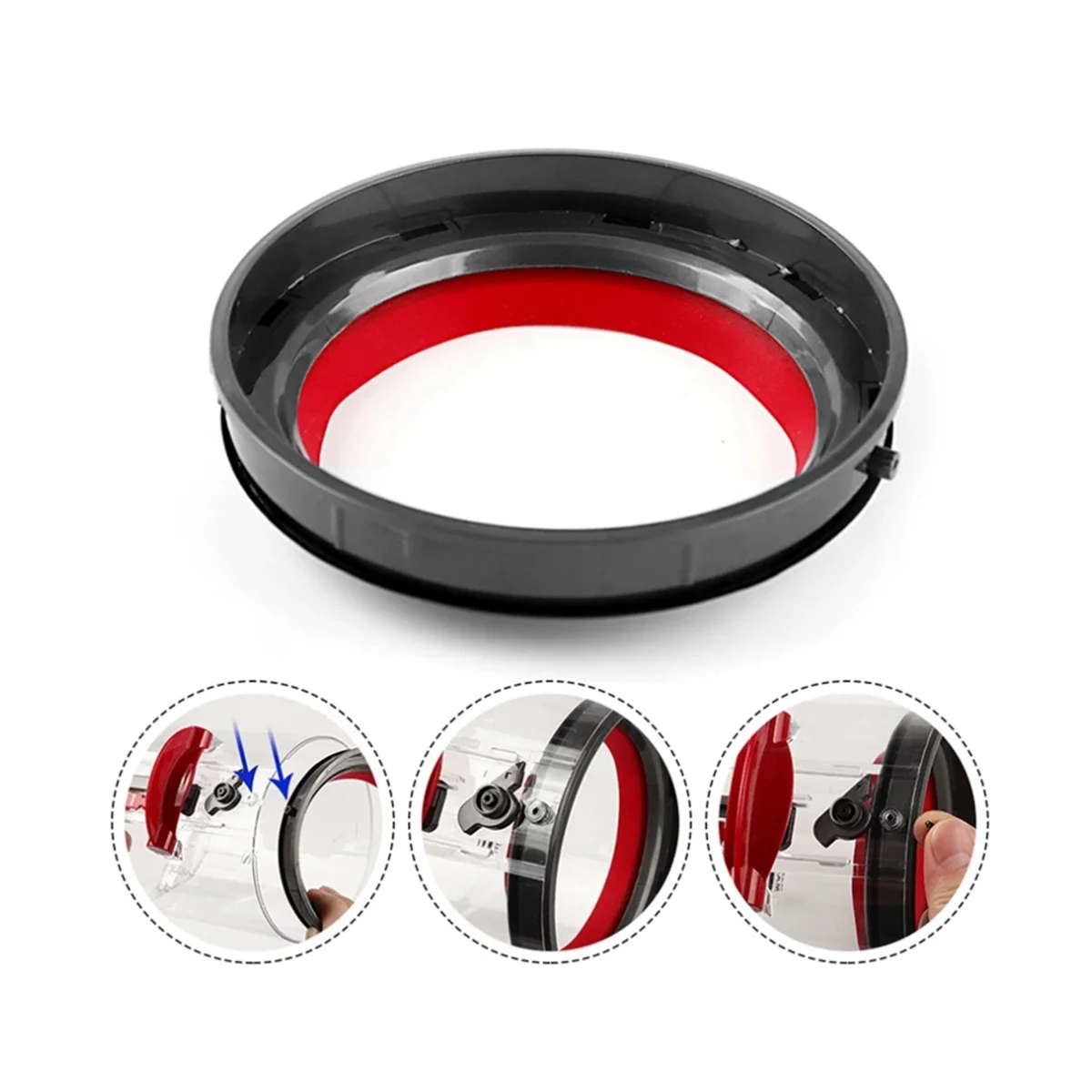 Anneau de Bancs pour Aspirateur Dyson V12 Slim / V10 Animal, Bac à Poussière E27