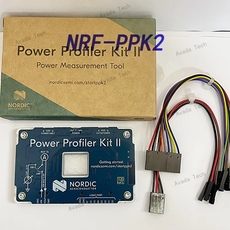 AvadaTech 1pcs NRF-PPK2 Power Profiler Suite II current measurement tools Nordic Development suite