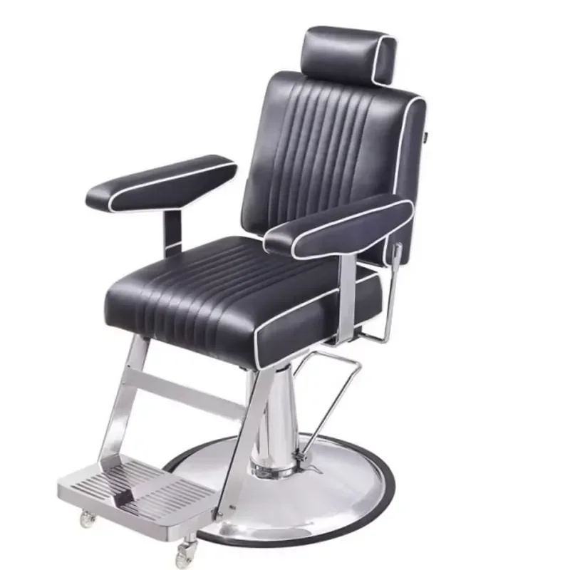 Professional Barber Chair Heavy Duty Hydraulic Pump 360 Degree Swivel Reclining Hair Chair Gym Outdoor Height