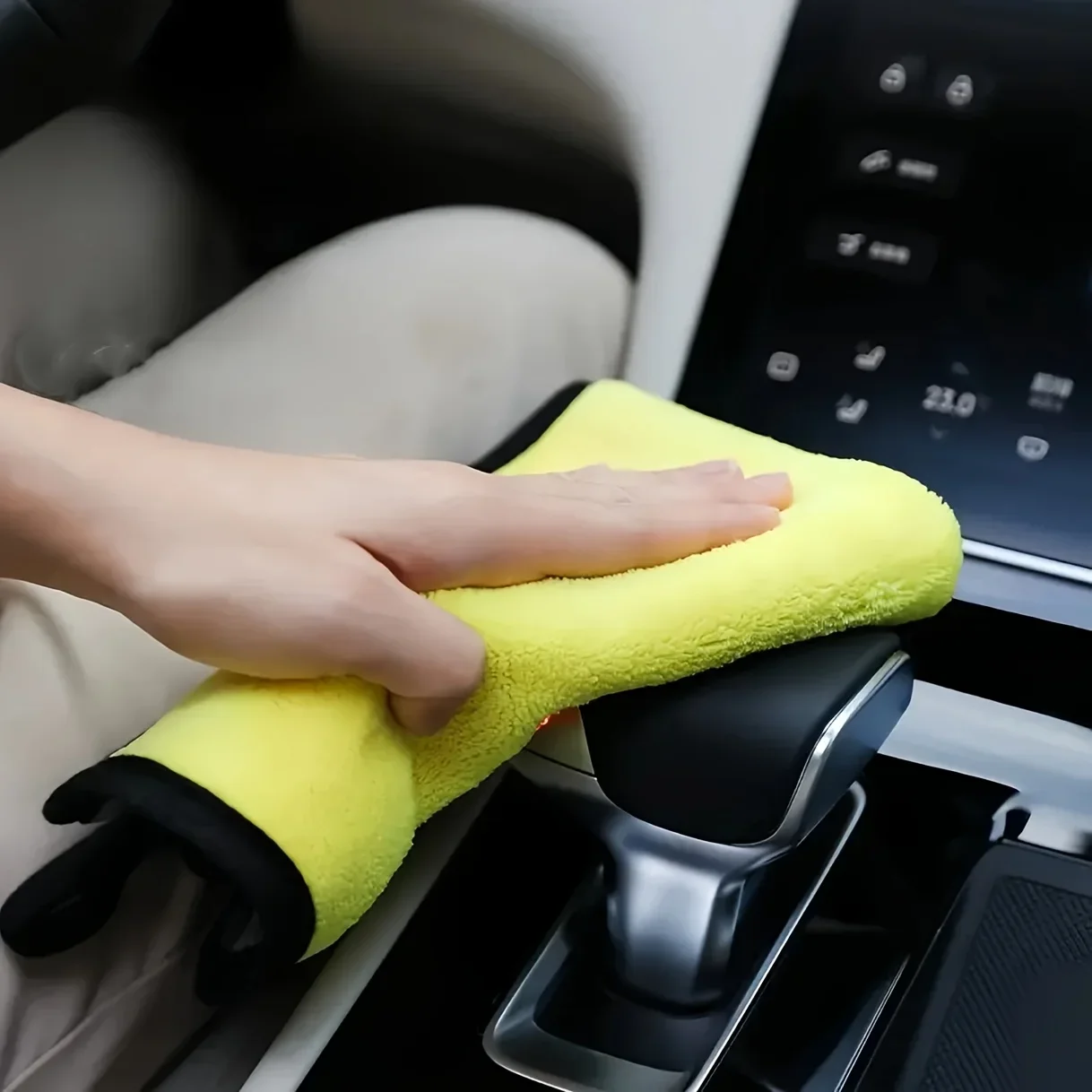 Colorful Microfiber Towels Designed for Car Washing, Featuring High Absorbency And Softness, Ideal for Detailing, Drying,
