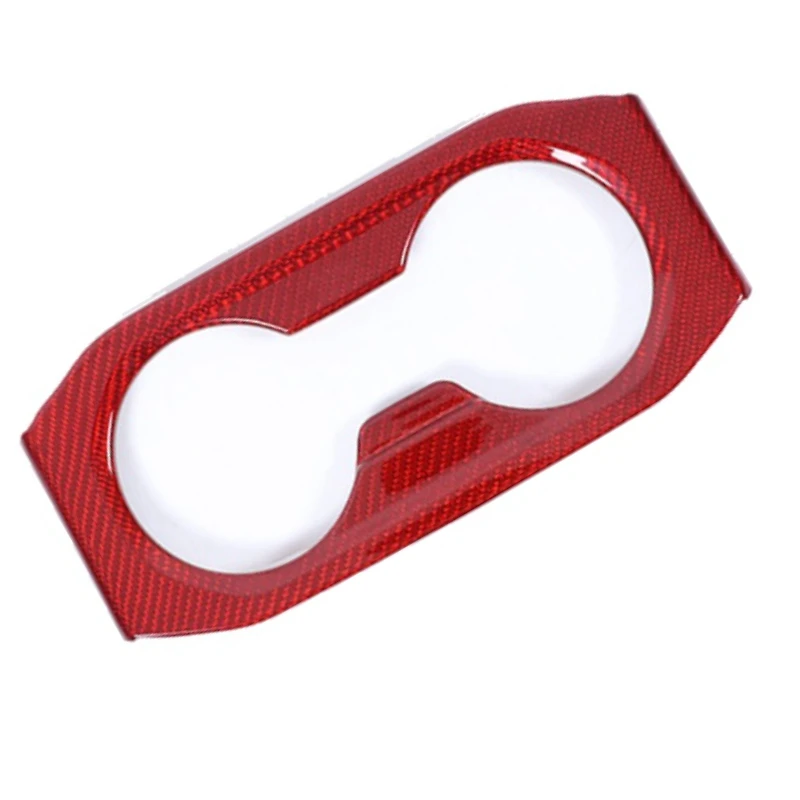 

For 2024-2025 BMW 5 Series G60 Real Carbon Fiber Car Rear Cup Holder Panel Cover Trim Sticker Interior Car Accessories