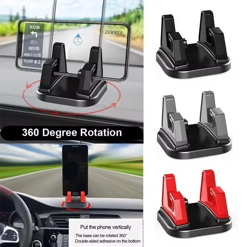 360 Degree Rotate Car Cell Phone Holder Dashboard Sticking Universal Stand Mount Bracket For Mobile Phone Car accessories