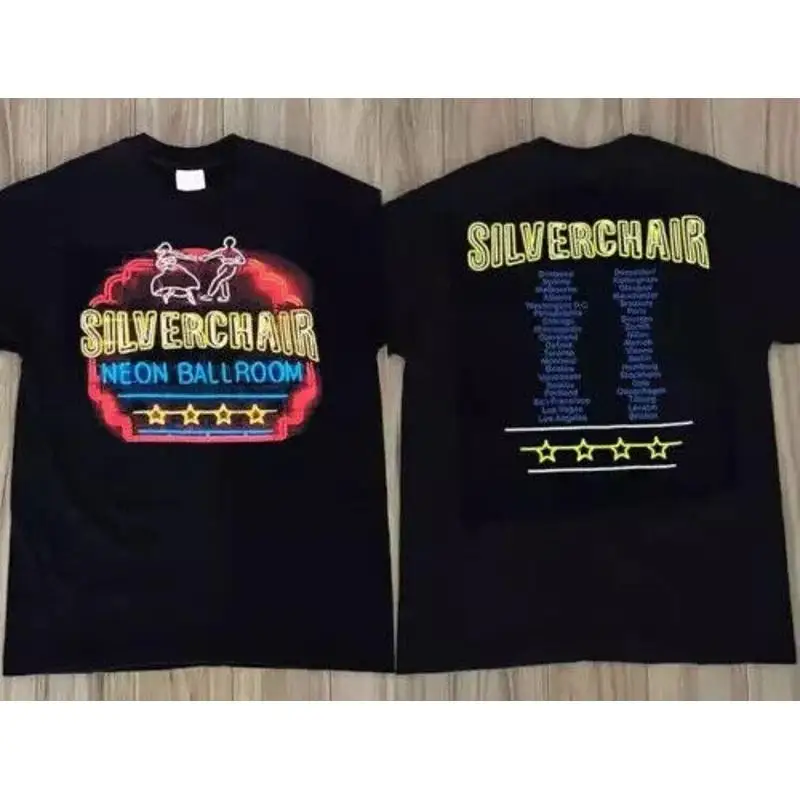 Silverchair Neon Ballroom Album Music Tour T-Shirt, 90s Silverchair Rock Band
