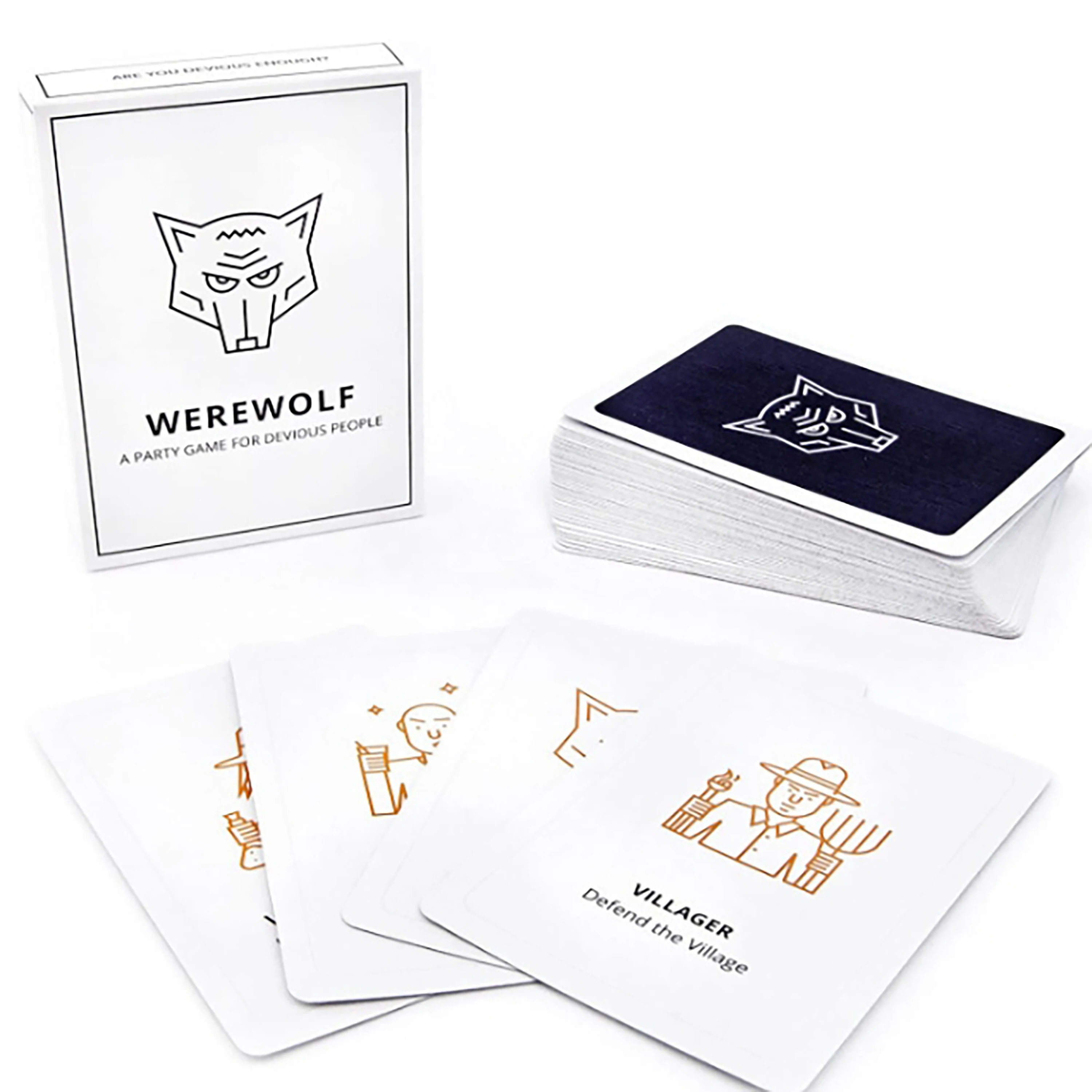 A Complete Set Of Tabletop Game Cards, Including Werewolf Overnight, Suitable For Family Travel, Gatherings, And Fun