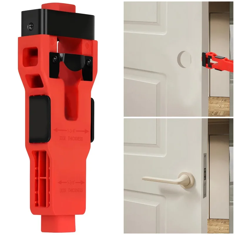 Door Latch Mortise Tool Precision Scoring and Chiseling Door Latch Installation Kit for 1-3/8’ or 1-3/4’ Thick Wooden Door