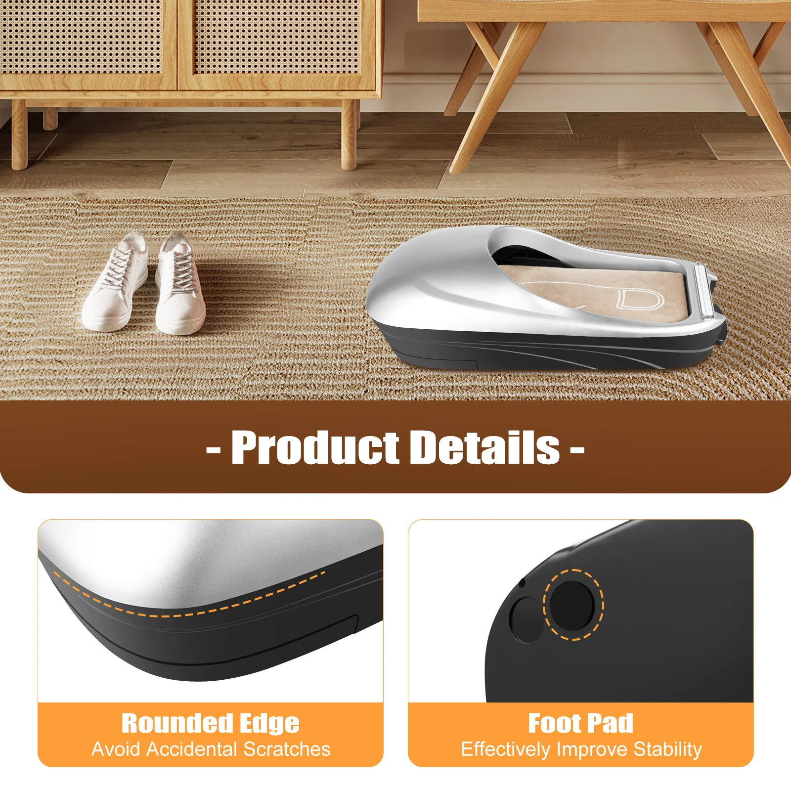 Automatic Shoes Cover Machine Household Stepping Disposable Booties Maker Shoe Film Machine Smart Shoe Cover Dispenser Corona