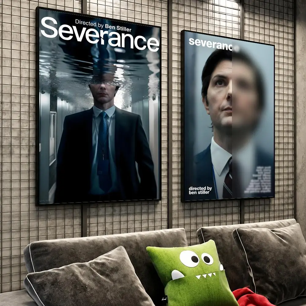Series Severance Sci Fi Mystery Drama Poster HD Self-Stick Wall Decor Bedroom Dorm Office Gaming Garage Bathroom Gift