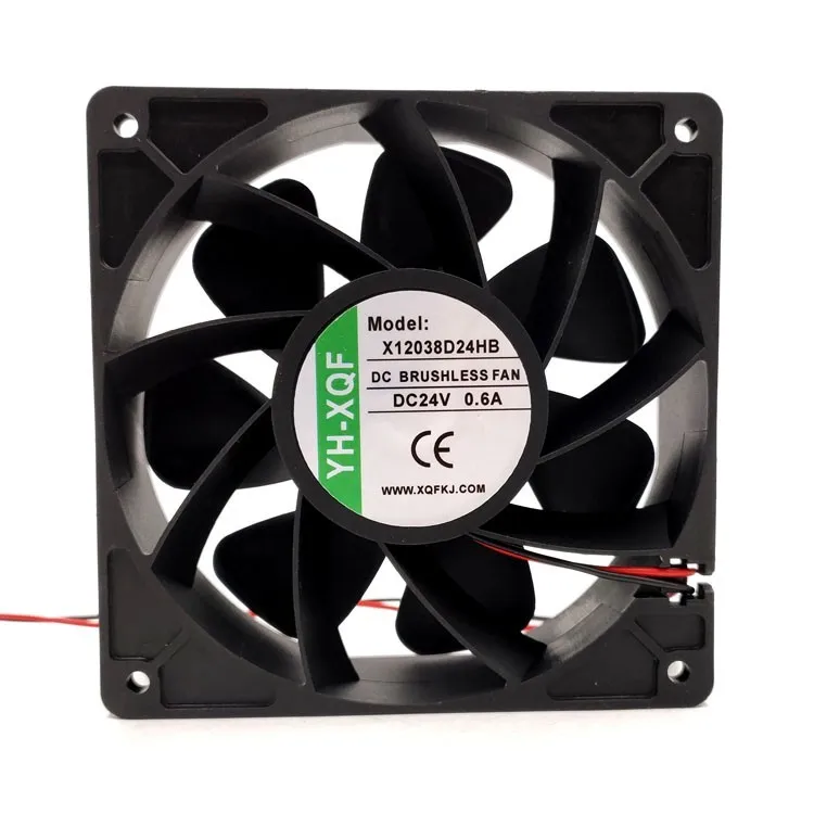 NEW ORIGINAL X12038D24HB DC24V 0.6A 12038 120*120*38mm 12CM COOLING FAN