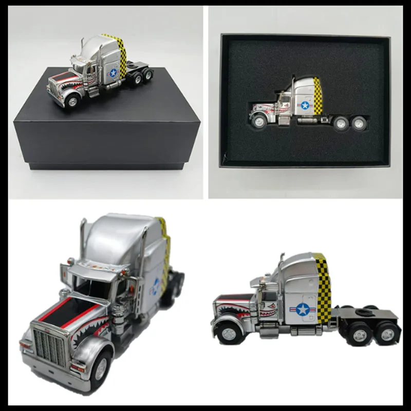 BREKINA Plastic 1/87 HO Peterbilt 359 Truck Transport Container Truck Model Classics Adult Souvenir Gift Static Display