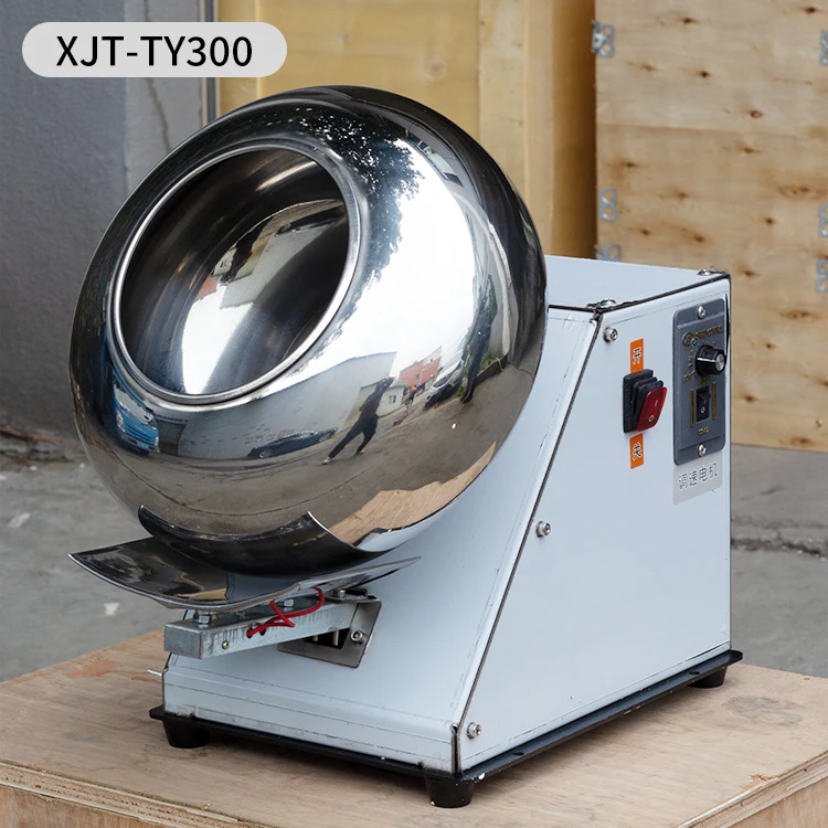 Commercial Stainless Steel Sugar Coating Machine for Candy Chocolate Nuts Tablets Seed Coating Candy Coater