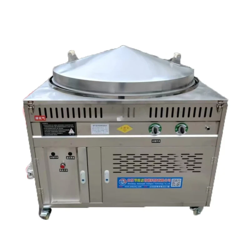 Multi-function Steaming and Baking All-in-one MachineDual Fuel Gas/Electric Stainless Steel Pan-fried Dumpling and Pancake