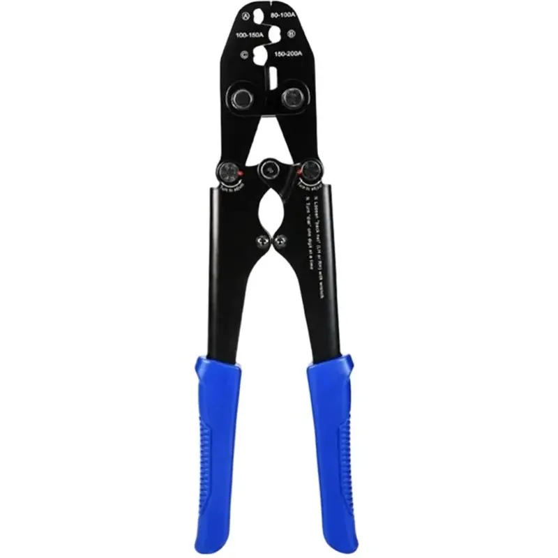 

LLCS-Wire Stripper 1Pc Open Nose Crimping Pliers 5-200A Terminal Crimping Tool Set Battery Lug Copper Nose Plier