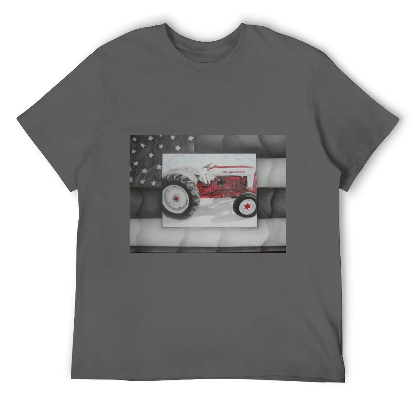 

OLD FORD TRACTOR T-Shirt tees Luxury man clothes oversizeds fitted t shirts for men