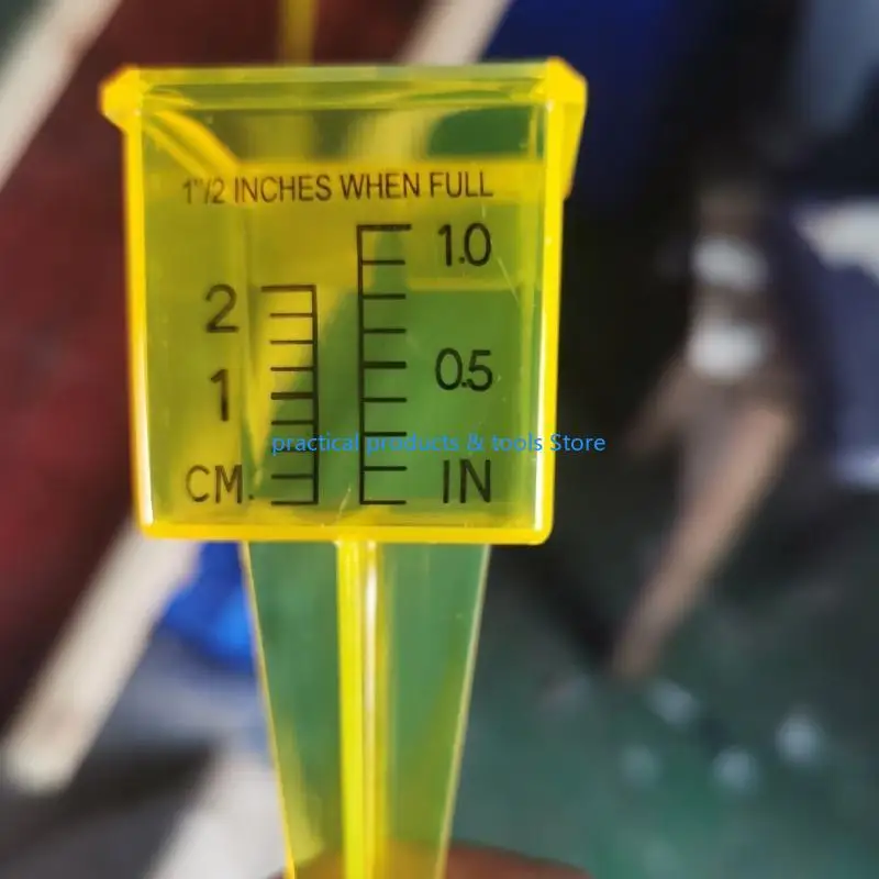 77JB outil mesure l'eau Brigle jaune jaune jaune / gabarit d'arroseur large bouche 10 pack