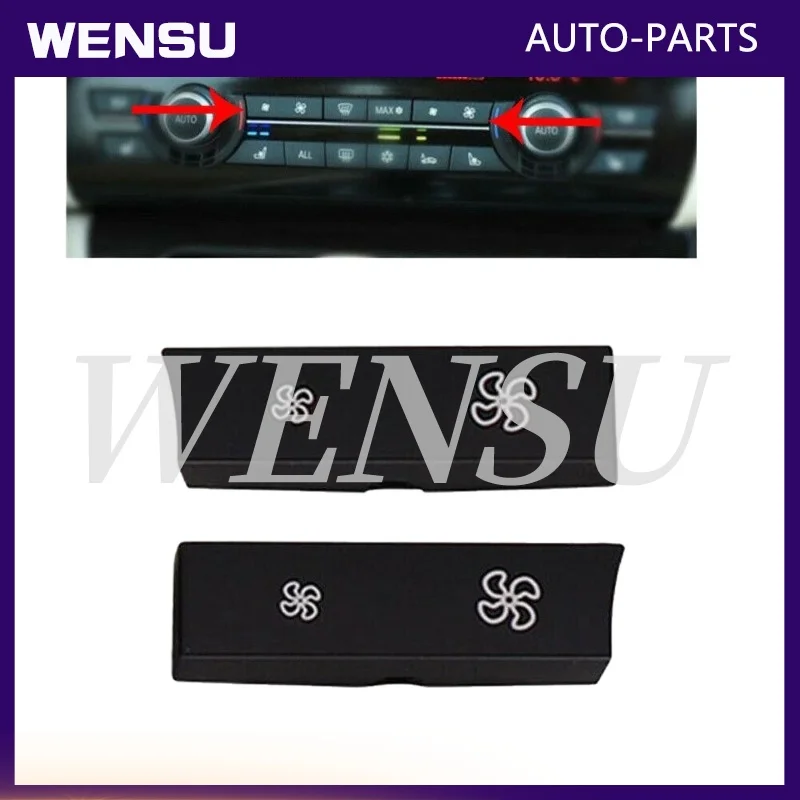 61319290742 히터 기후 제어 스위치 캡, 재미있는 단추 바람 에어컨 커버, BMW F10 F11F01 F02 F06 F07 F12 F13