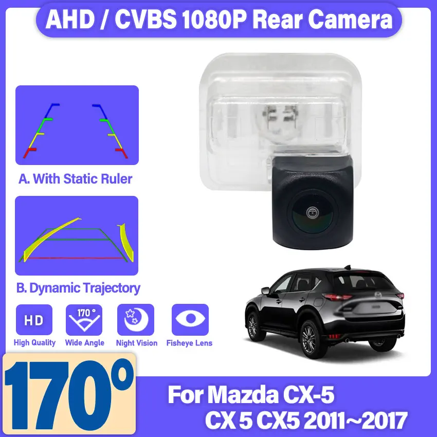Rear View Camera For Mazda CX-5 CX 5 CX5 2011~2017 HD CCD Waterproof High quality RCA Auto Backup Reversing Camera