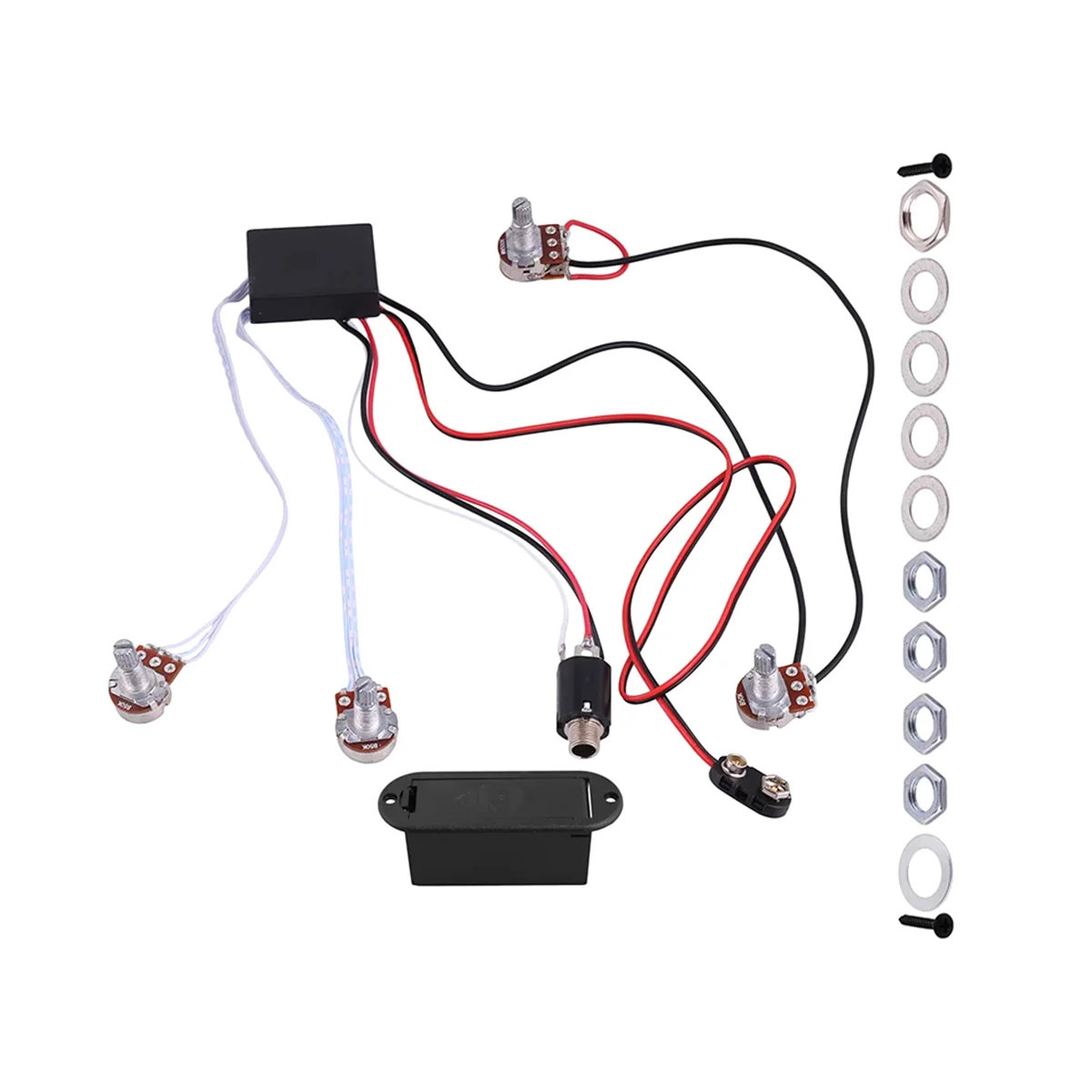 EQ B2T EQ Preamp الدائرة الكهربائية باس لفائف الغيتار الكهربائي الملحقات لاقط الغيتار الكهربائي ل باس نشط