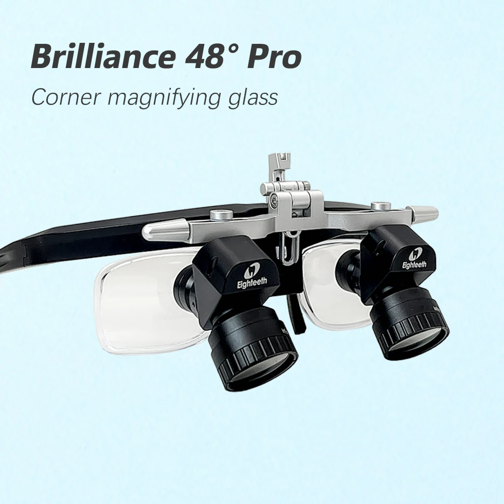 

Eighteeth Brilliance 48° Pro Dental Magnifying Lens Comfort with Dual-Distance Adjustment Innovative Nose Pad Surgical Equipment