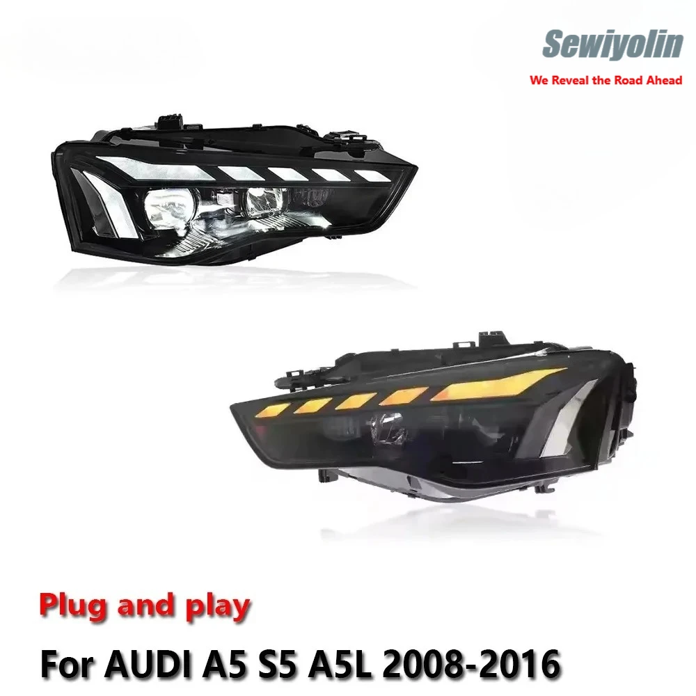 

Светодиодные фары для Audi A5 S5 A5L 2008-2016: противотуманные фары, ДХО, стоп-сигналы, указатели поворота, подключение Plug and Play