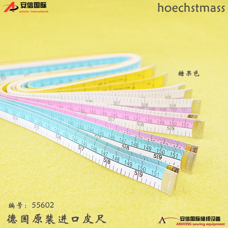 German Tape Measure British Measuring Tape Clothing Tailor Three Circumference Measuring Tape Candy Color Tape Measure