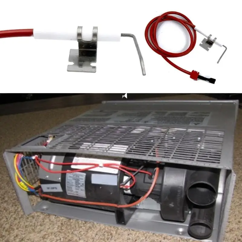 

232286 Chromiums Oxides Ignition Electrode Replacement Single Probe Gas Furnaces Igniters Electrode with Wire Assembly M4YD