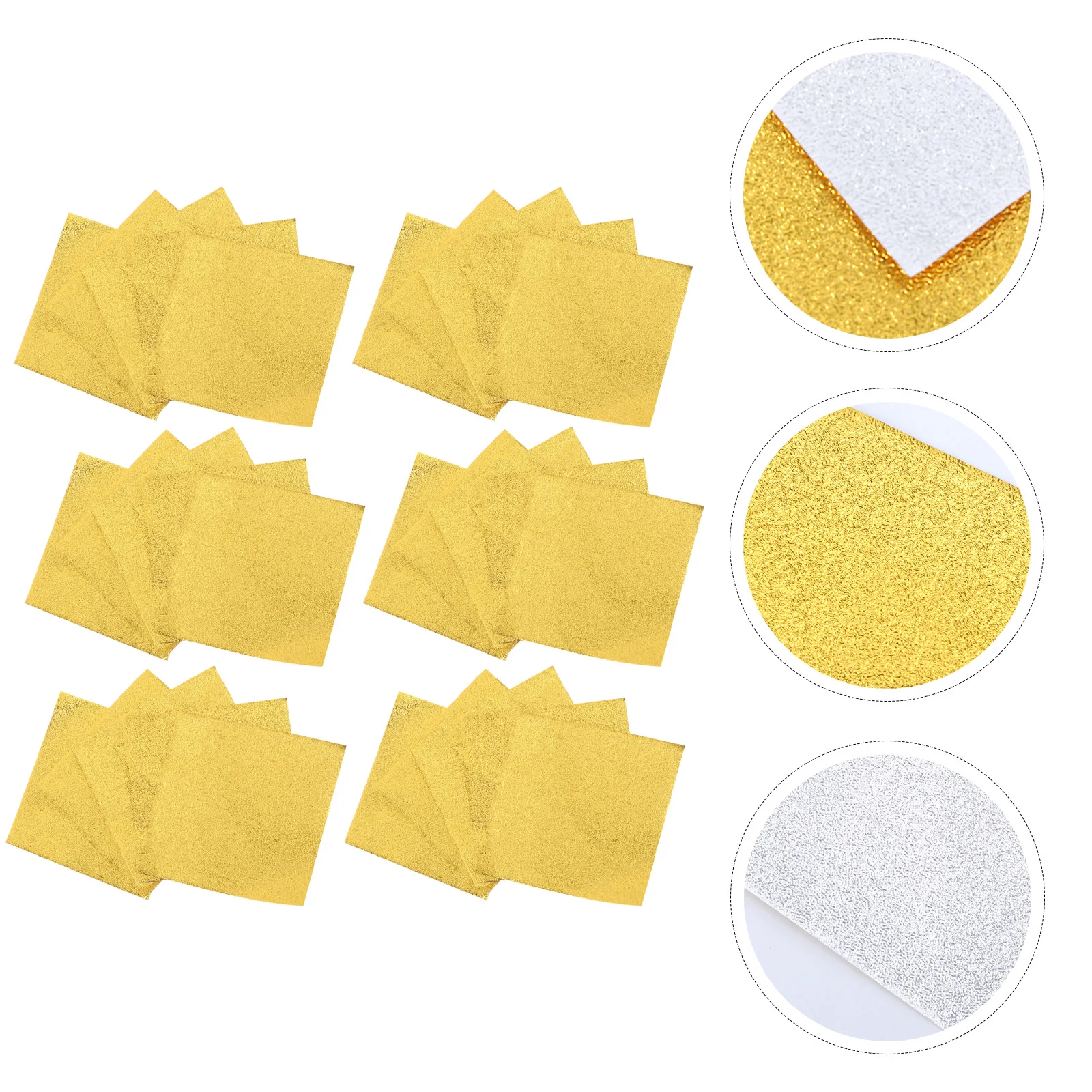 

500 Pcs Golden Chocolate Candy Bar Clear Wrapper Candies Foil Wax Paper Napkins for Wrappers Aluminium Wrapping Gift