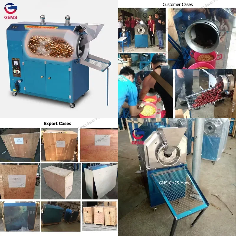Máquina Comercial Pequeña para Tostar Nueces 2026 CE, Tostadora de Soja, Cacahuates y Anacardos