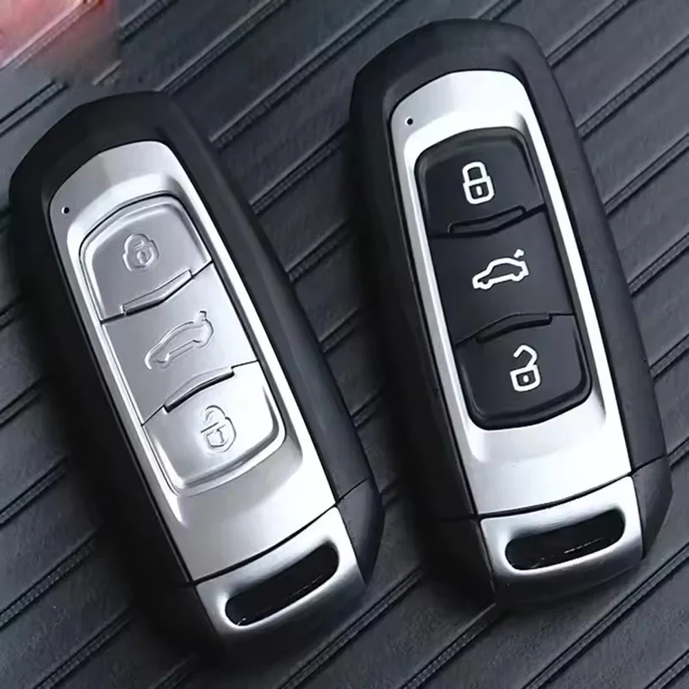 KEYECU Smart Remote Car Key Fob 433MHz ID46/ ID47/ 4A Chip for Geely Atlas Emgrand GT GS GL Coolray ICON Proton X7 X1 X3 X6 S1