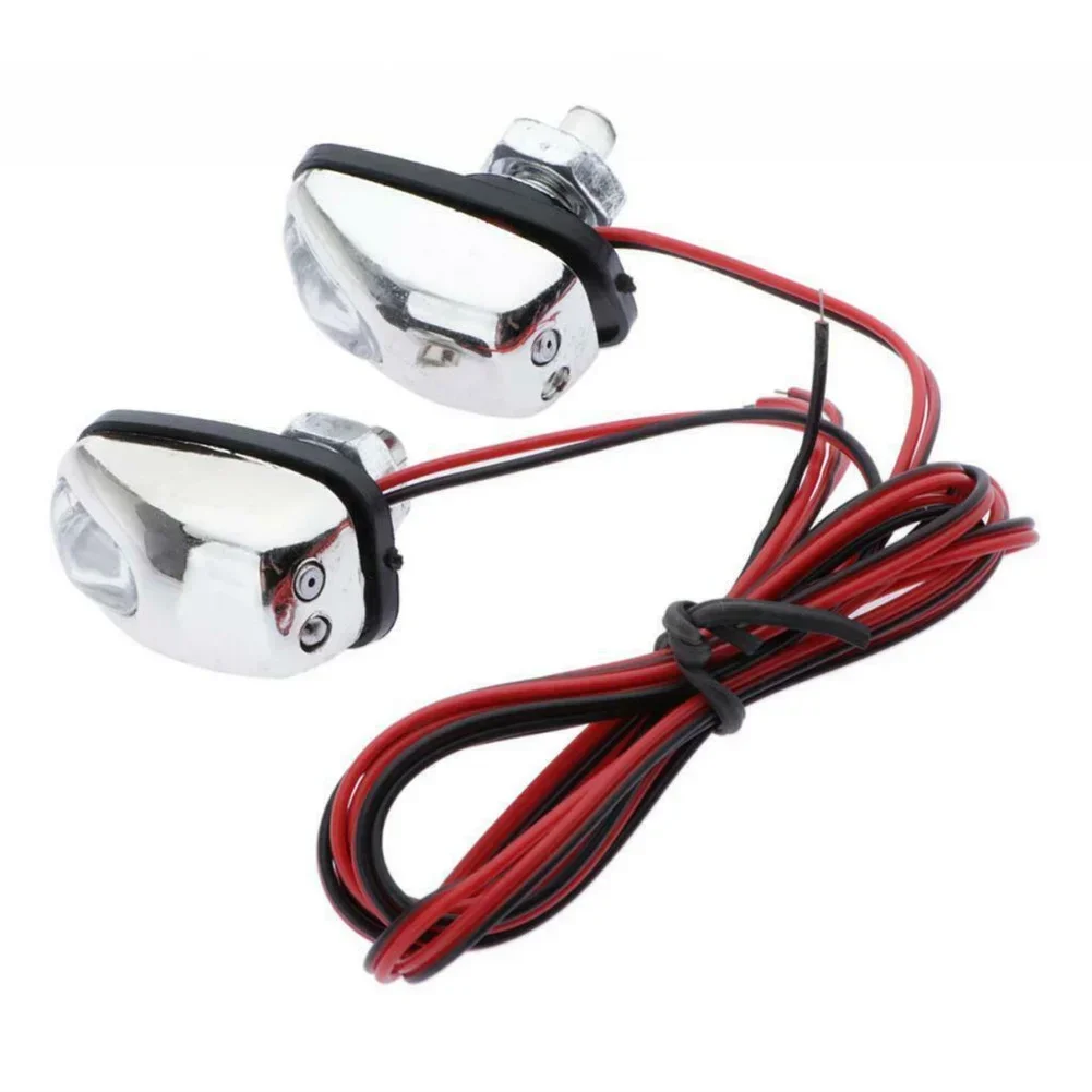 

Омыватель стеклоочистителя, автомобильный светильник, водостойкая насадка для распыления лобового стекла, 1 пара, 12 В постоянного тока, ABS, аксессуары, украшение, светодиодная лампа 2 Вт