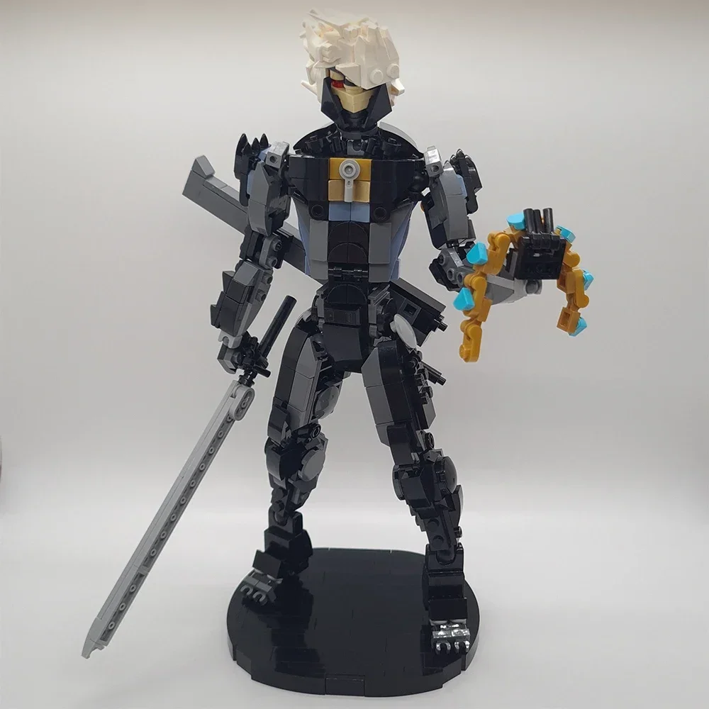 MOC-152066ชุดบล็อกตัวต่อของเล่นตัวการ์ตูนเมชา535ชิ้น, หุ่นยนต์ Raiden เกียร์โลหะตุ๊กตาของขวัญปริศนาสำหรับเด็กแบบทำมือ