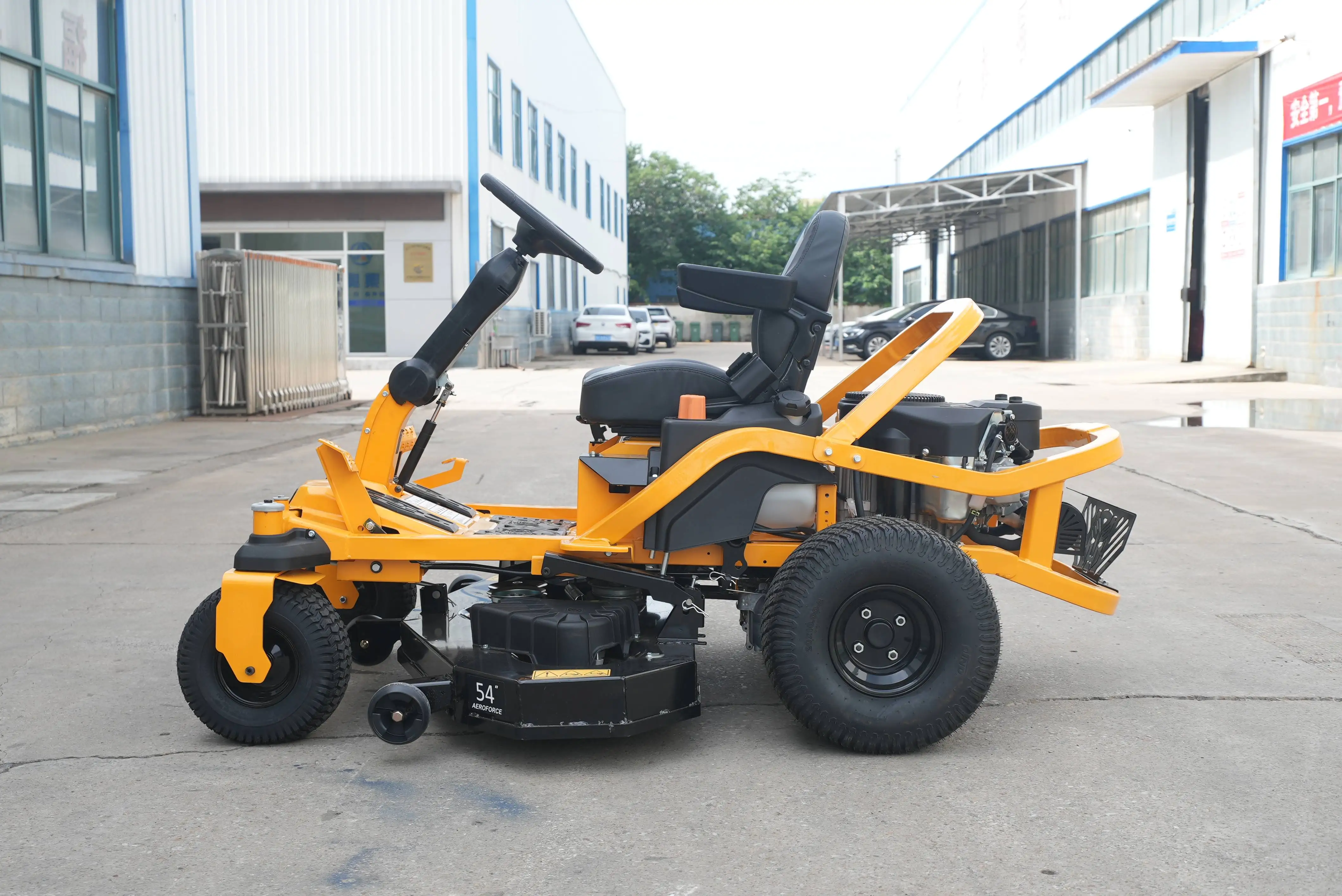All Terrain 4x4 Lawn Mower with 60 Inch Deck and Roll Bar for Hilly Vineyards 4x4 Lawn Mower