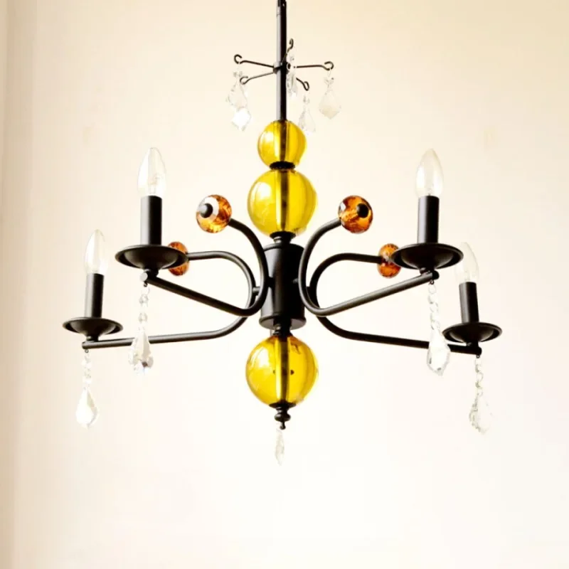 Symphony chandelier, modern and medieval decorative lighting fixture, retro feeling, living room, bedroom main light