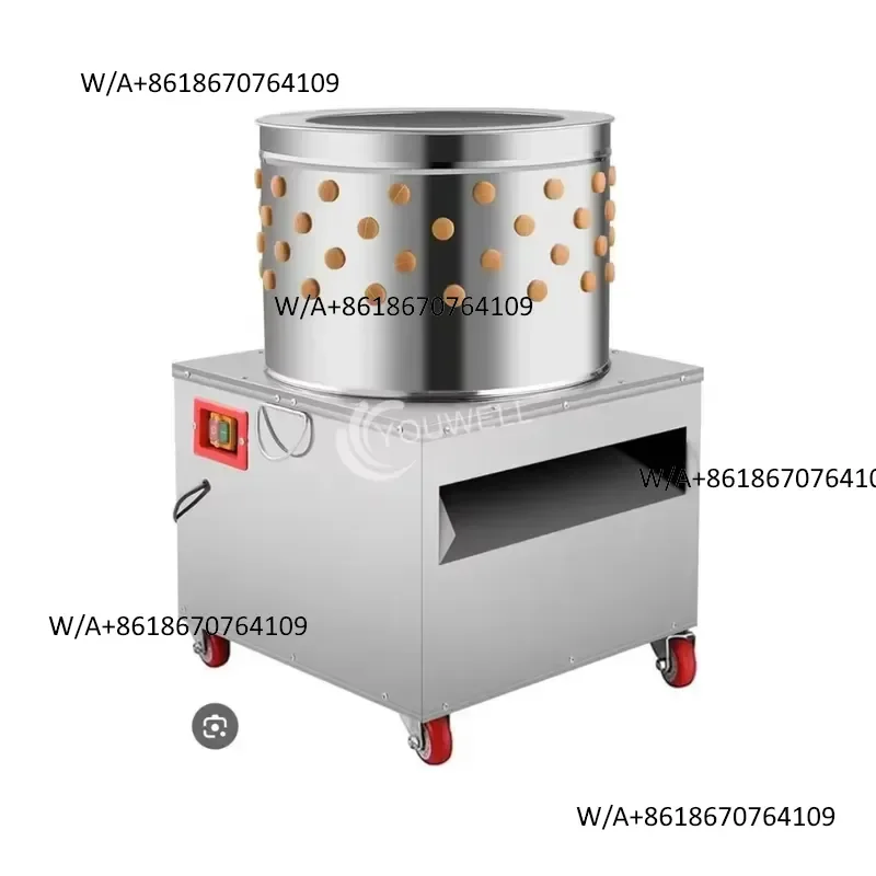Stainless Steel Drum Poultry Plucker Machine Duck Goose Feather Farm Slaughter Equipment Chicken Plucking Machine