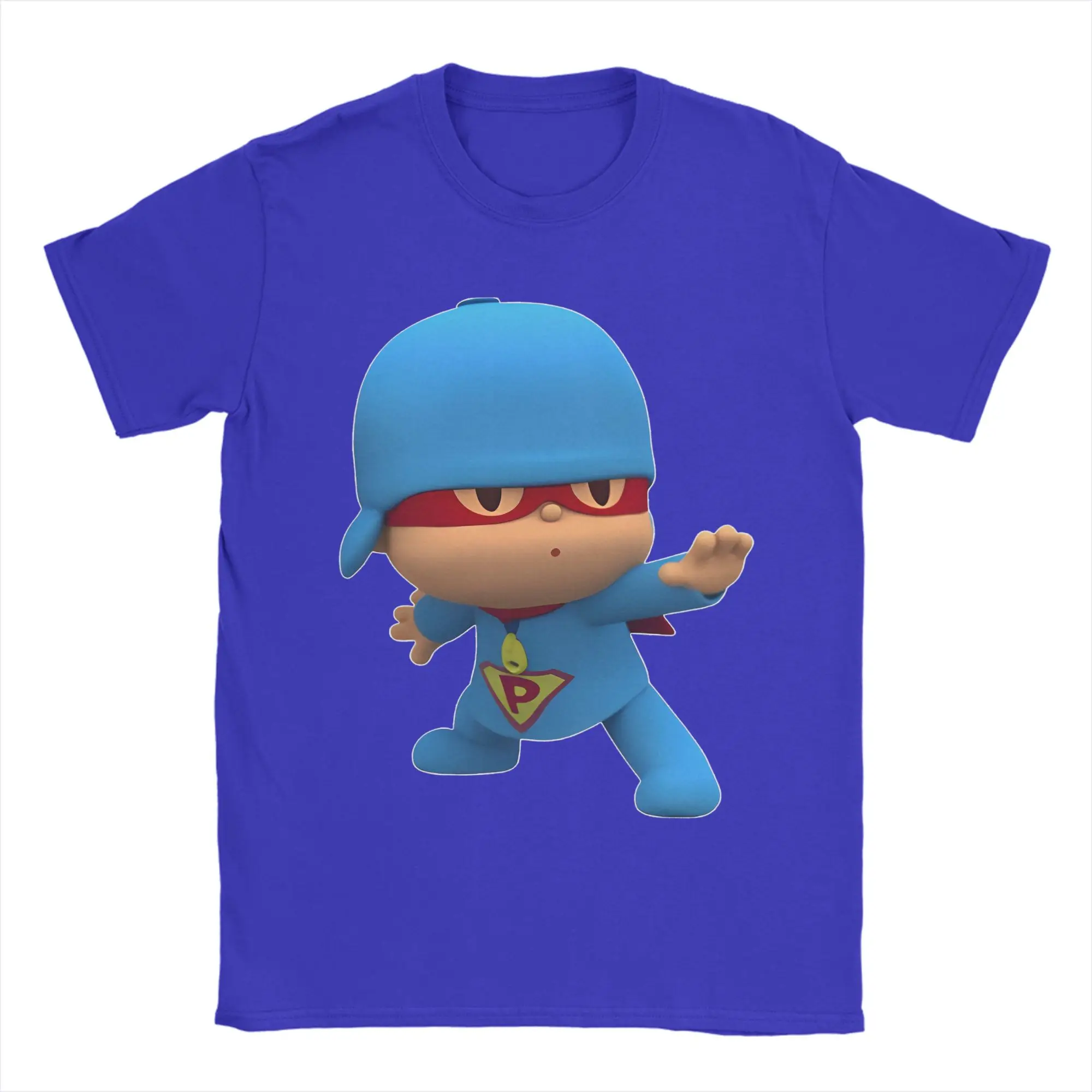 Super Pocoyoed Tshirts For Men Women Cotton Tops Hip Hop O-neck Short Sleeve