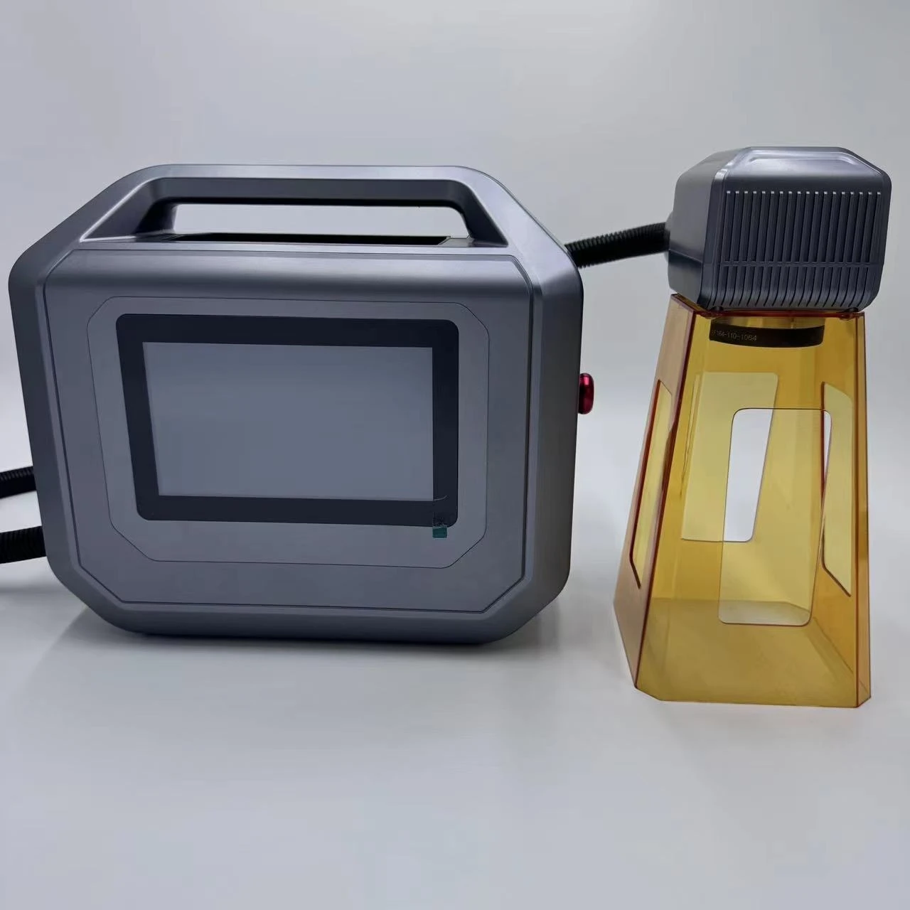Macchina per marcatura laser portatile in fibra 20W 30W 50W Marcatura di metalli Data Logo Codice immagine Macchina per incisione laser portatile
