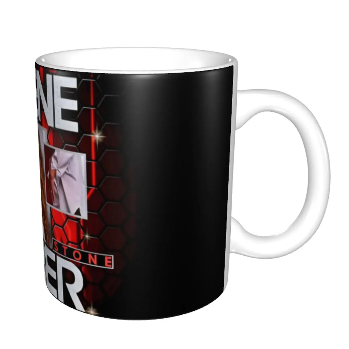 Customized Mylene Farmer Coffee Mugs DIY French Singer Ceramic Mug Creative Gift