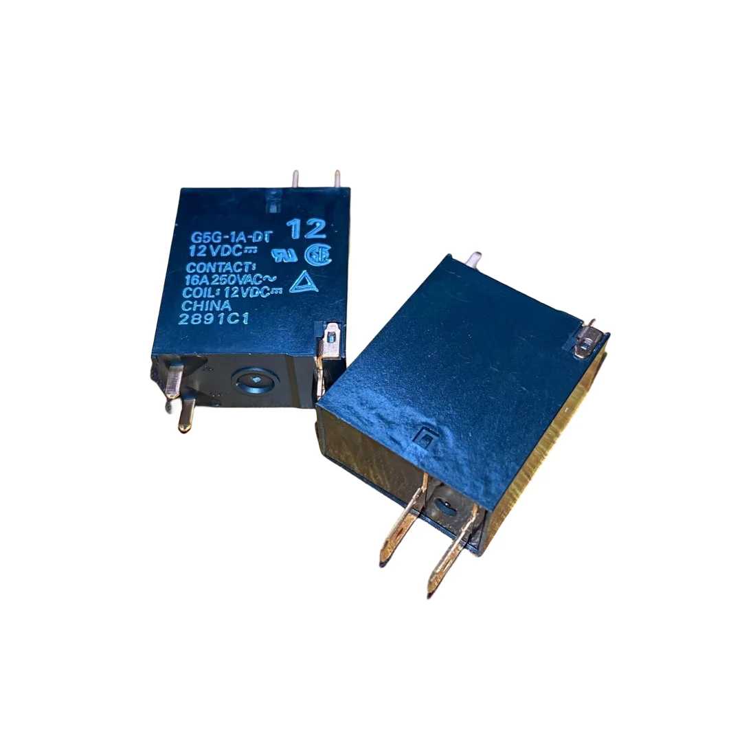 1PCS 100%Original New G5G-1A G5G-1A-DT  G5G-1A-12VDC G5G-1A-DT-12VDC G5G-1A-DT-12VDC 16A 12VDC 24VDC Power Relay