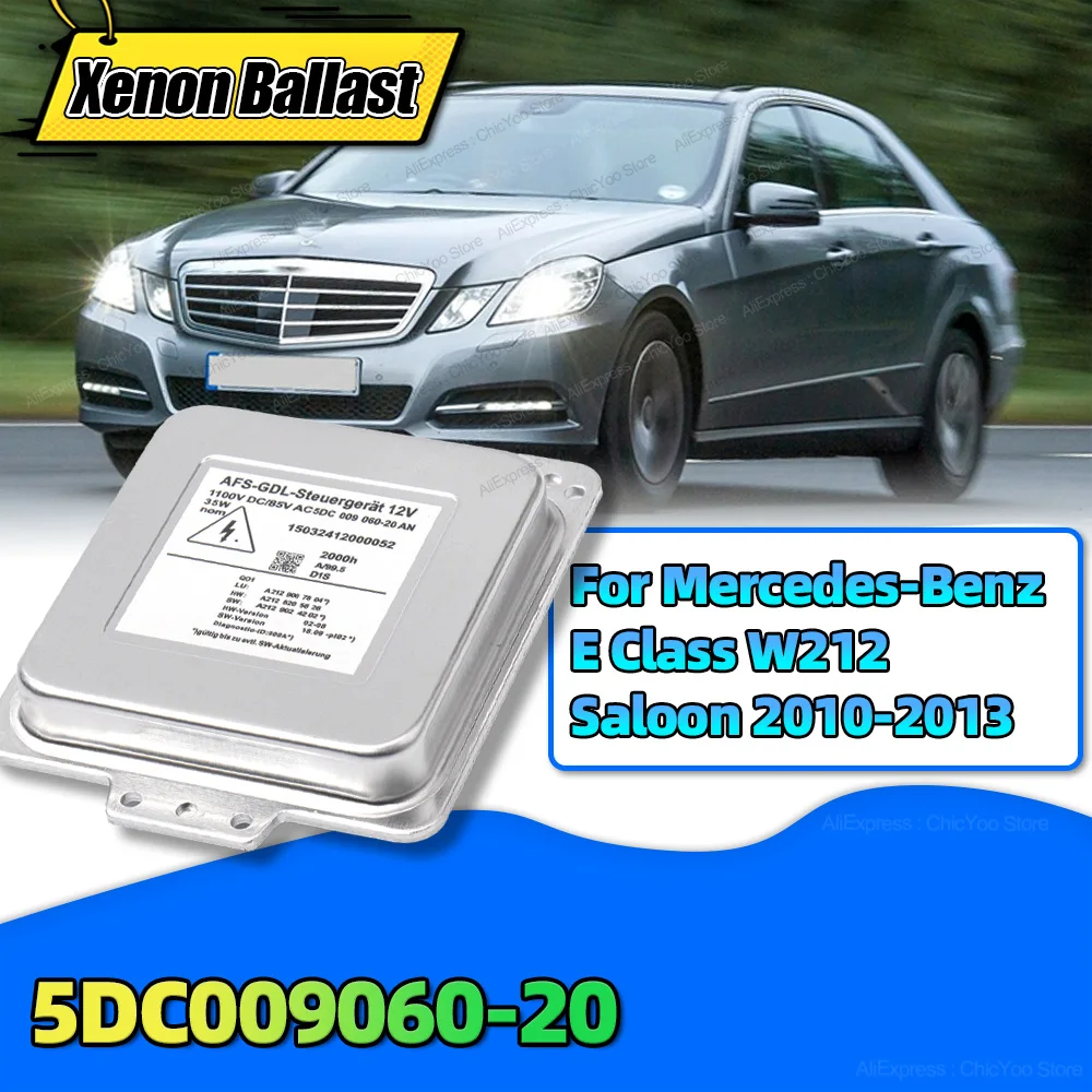 5DC009060-20 D1S D1R Xenon Ballast HID Control Unit Module 5DC00906020 For Mercedes Benz E Class W212 Saloon 2010 2011 2013