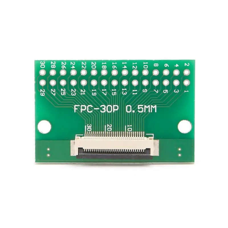 Papan konverter SMT PCB 0.5mm FPC/FFC 2.54mm FPC/FFC dengan konektor