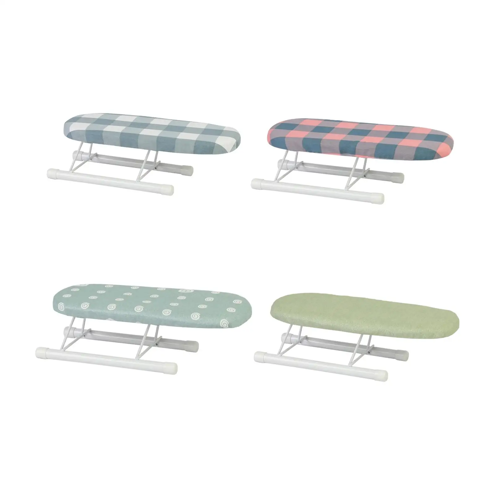 Foldable Ironing Board, Portable Non Slip Feet Small Ironing Board, Compact Tabletop Iron Board for Craft Room Household