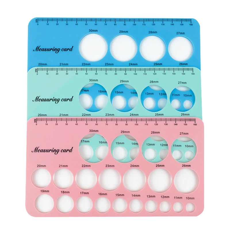 Silicone Double Sides Nipple Measuring Ruler Tool Efficient Breast Pump Feeding Supply Breastpump Mothers Essential Accessories