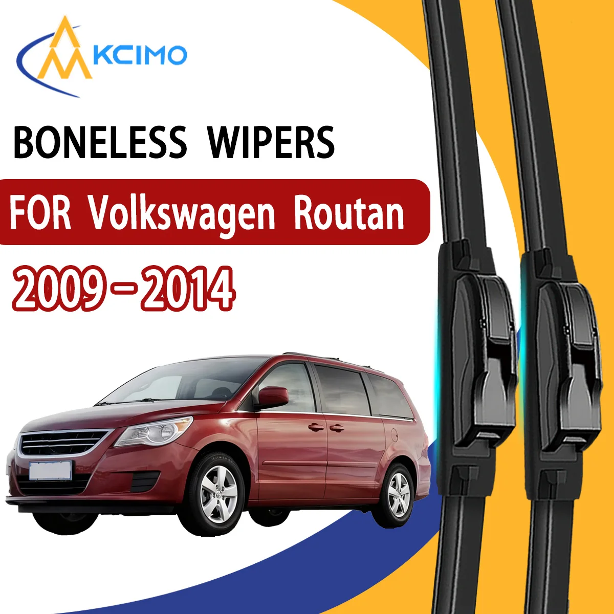 

2Pcs Front Windshield Wiper Blades For Volkswagen Routan 2009–2014 Windscreen Window Car Accessories