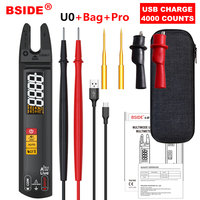 BSIDE U0 Smart Digital Clamp Meter High Precision DC AC Current Tester True RMS Auto Range Rechargeable Multimeter Ohm NCV Tools