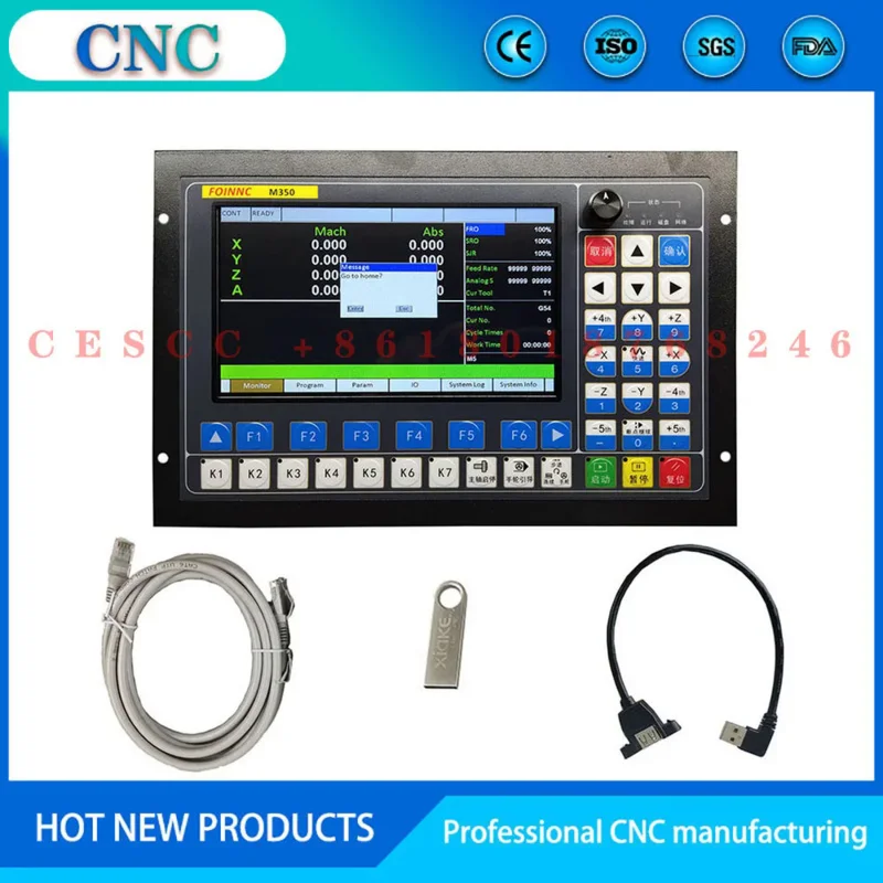 M350 3/4/5-Axis Offline Motion Controller Engraving And Milling Machine System Supports Automatic Tool Change ATC Multi-Process