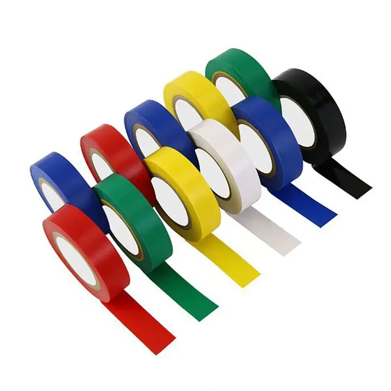 6 ชิ้นฉนวนเทปไฟฟ้าสารหน่วงไฟฉนวนกันความร้อนกันน้ําสําหรับบ้านการปรับปรุงเชิงพาณิชย์อุตสาหกรรมเทปฉนวน