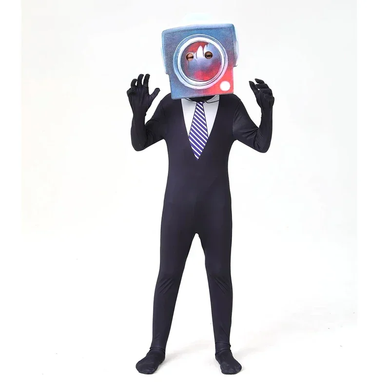 Bear House Skibidi Toilet Video Game Costume for Kids and Adults, Halloween Costume, Camera, Speaker, TV, Toilet 2025 PPT01..