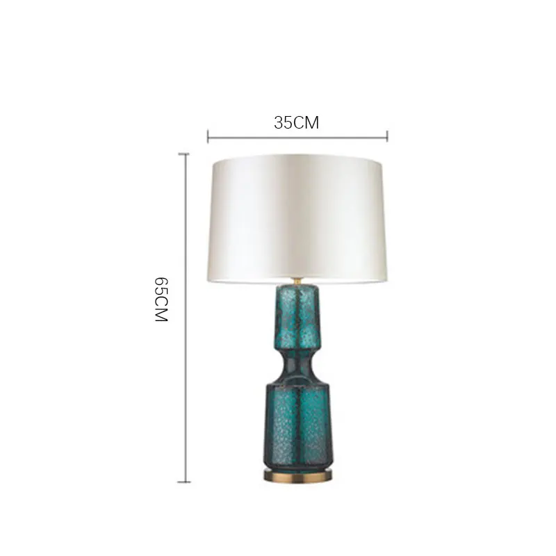 Minimalistische decoratieve staande lamp Retro Bedlamp Antiek Glazen tafellamp Woonkamer slaapkamer villa hotel design Bedlamp